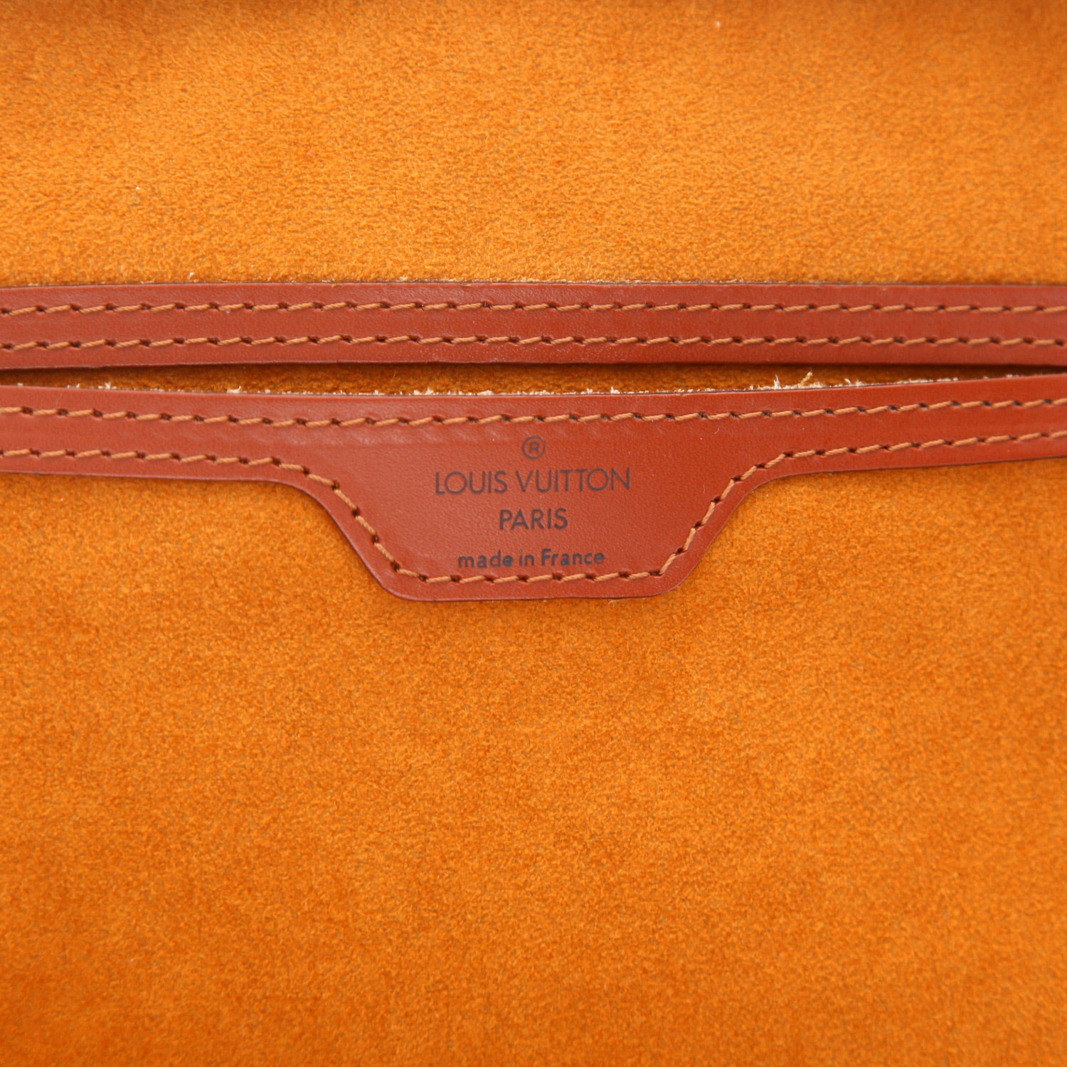 Mochila Louis Vuitton  Gobelins - Backpack en cuero Epi marrón - Detail D2