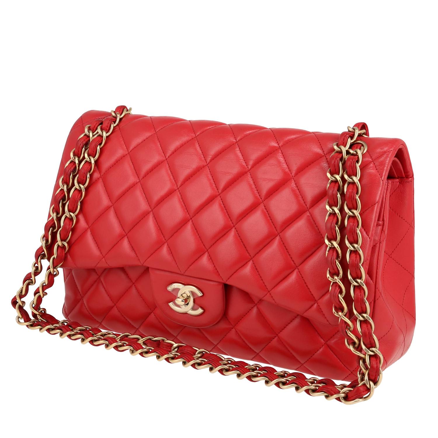 Timeless Jumbo Handbag In Quilted Leather