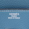 Hermès  Birkin Shoulder bag worn on the shoulder or carried in the hand  in blue jean togo leather - Detail D2 thumbnail