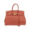 Bolso de mano Hermès  Birkin 35 cm en cuero togo rosa Thé - 360 thumbnail