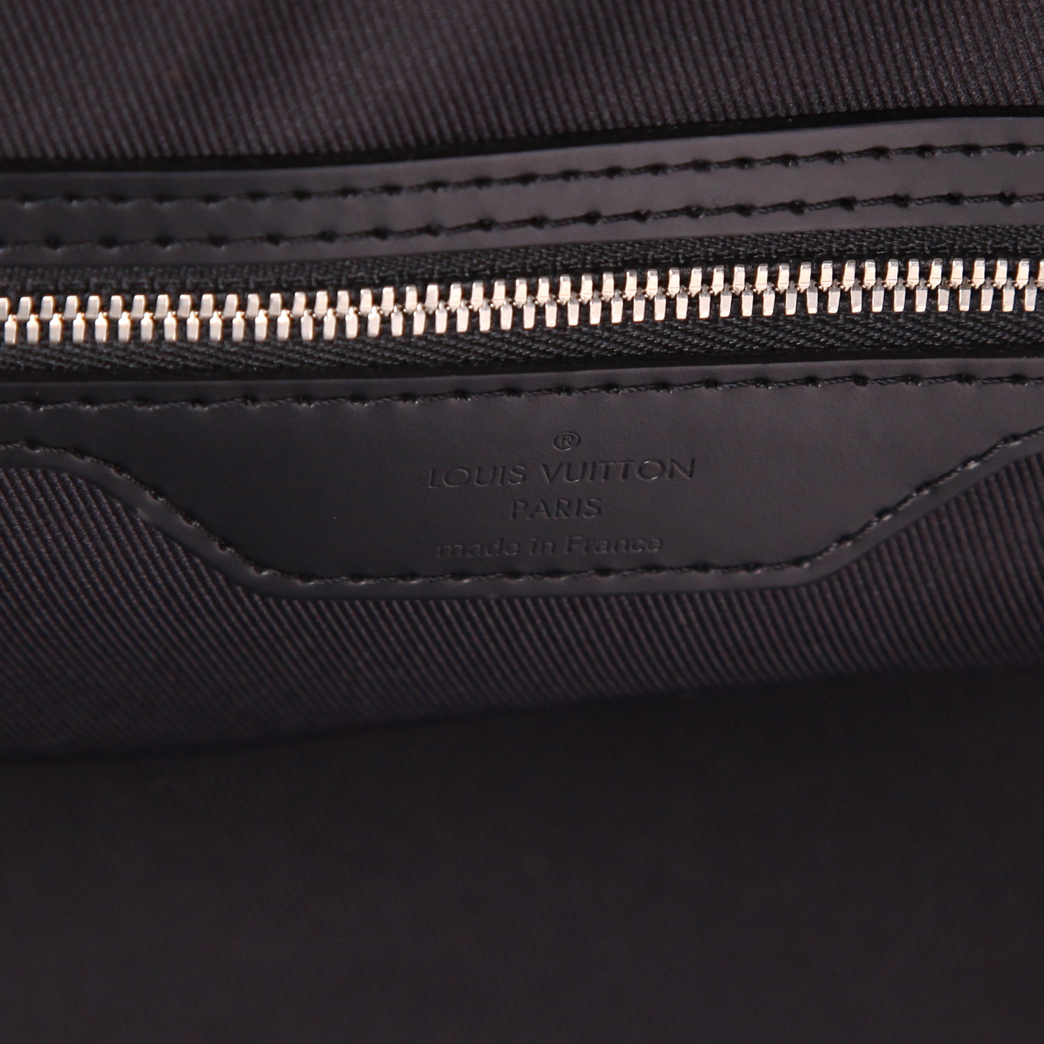 Borsa da viaggio Louis Vuitton  Keepall Editions Limitées in tela a scacchi blu e nera - Detail D6