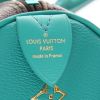 Bolso de mano Louis Vuitton  Speedy 30 en lona revestida multicolor y cuero verde - Detail D2 thumbnail