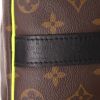 Borsa da viaggio Louis Vuitton  Keepall 50 in tela monogram marrone e pelle bicolore - Detail D6 thumbnail