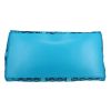 Bolsa de viaje Louis Vuitton   en lona azul y cuero azul - Detail D1 thumbnail