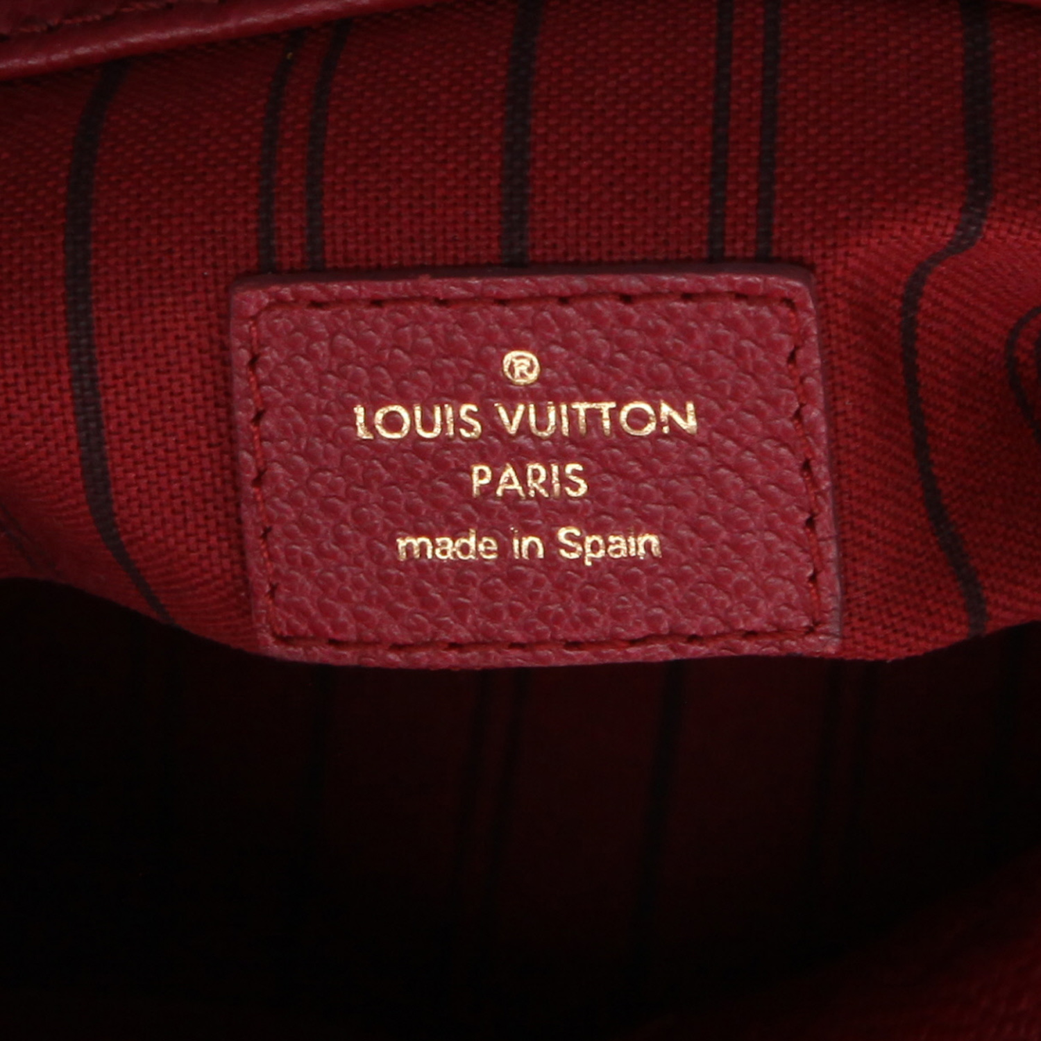 Borsa Louis Vuitton  Artsy modello medio  in pelle monogram con stampa bordeaux - Detail D2