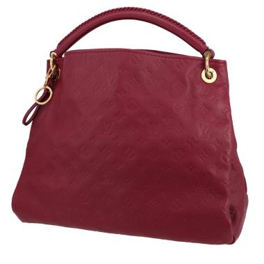 Borsa Louis Vuitton  Artsy modello medio  in pelle monogram con stampa bordeaux