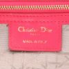 Sac à main Dior  Lady Dior grand modèle  en cuir cannage rose - Detail D2 thumbnail