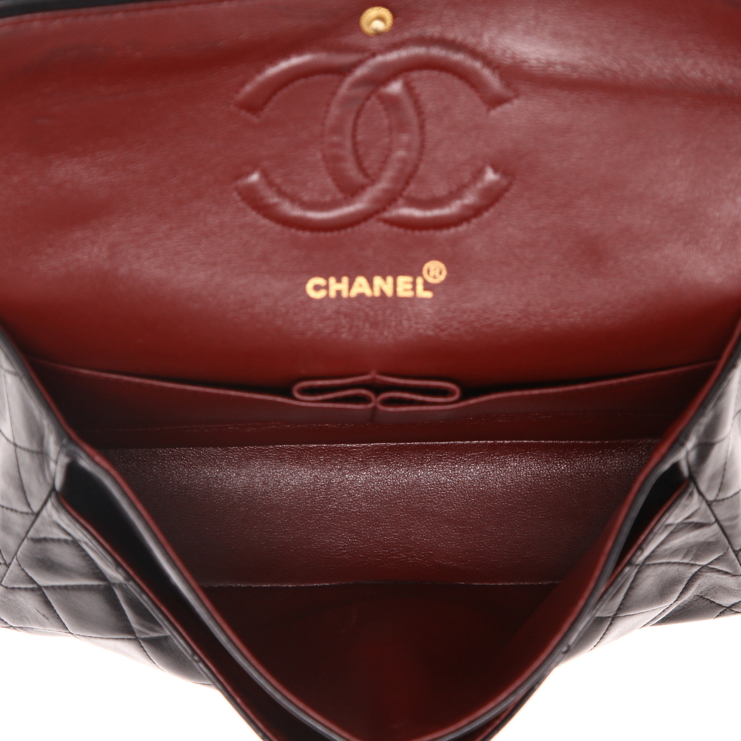 Bolso de mano Chanel  Timeless Classic en cuero acolchado negro - Detail D3