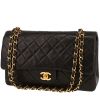 Bolso de mano Chanel  Timeless Classic en cuero acolchado negro - 00pp thumbnail