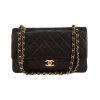 Chanel  Timeless Classic handbag  in black quilted leather - 360 thumbnail