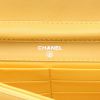 Chanel  Wallet on Chain shoulder bag  in yellow canvas - Detail D2 thumbnail