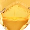 Chanel  Wallet on Chain shoulder bag  in yellow canvas - Detail D3 thumbnail