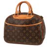 Bolso de mano Louis Vuitton  Trouville en lona Monogram marrón y cuero natural - 00pp thumbnail