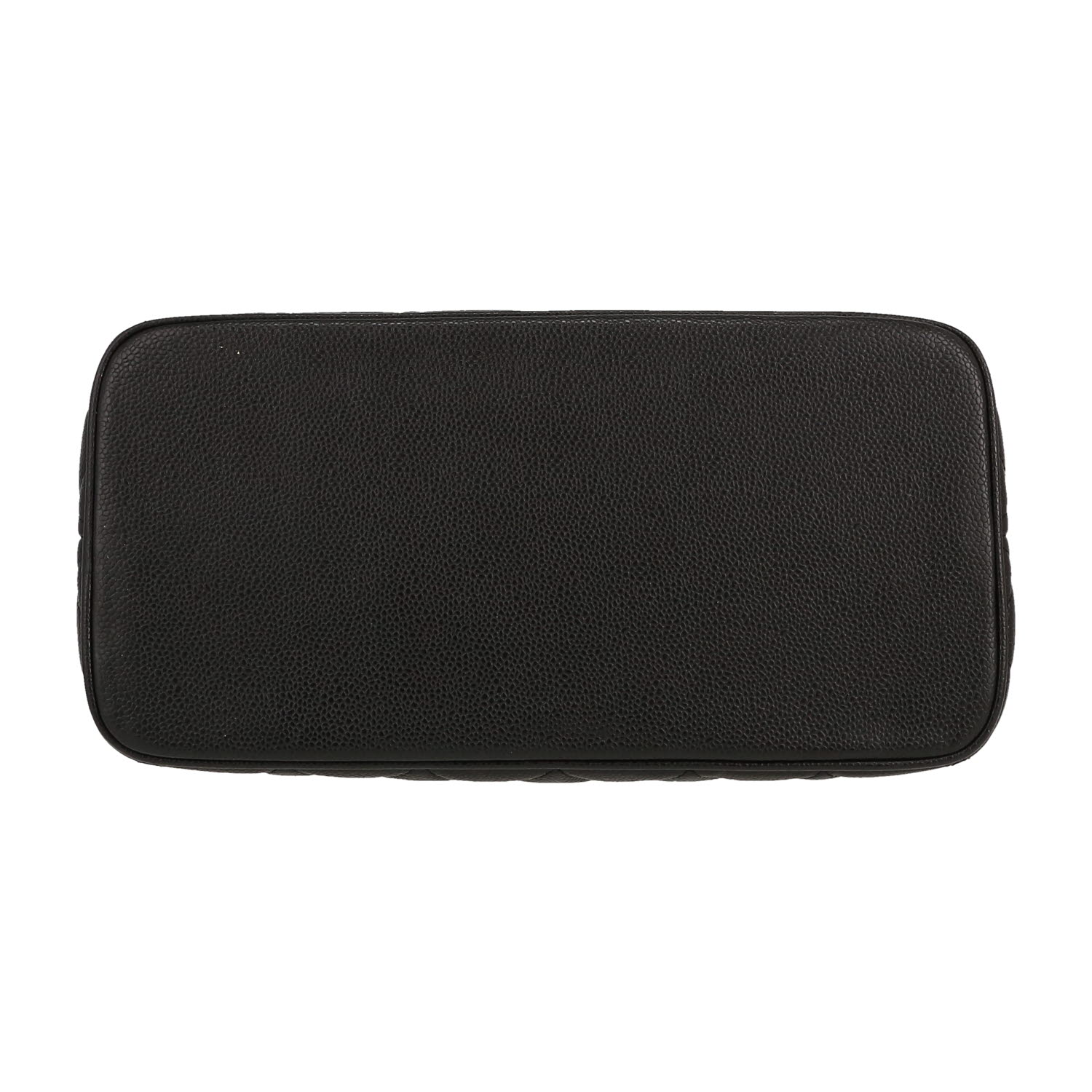 Borsa Chanel  Medaillon in pelle martellata e trapuntata nera - Detail D1