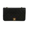 Chanel  Mademoiselle shoulder bag  in black quilted leather - 360 thumbnail