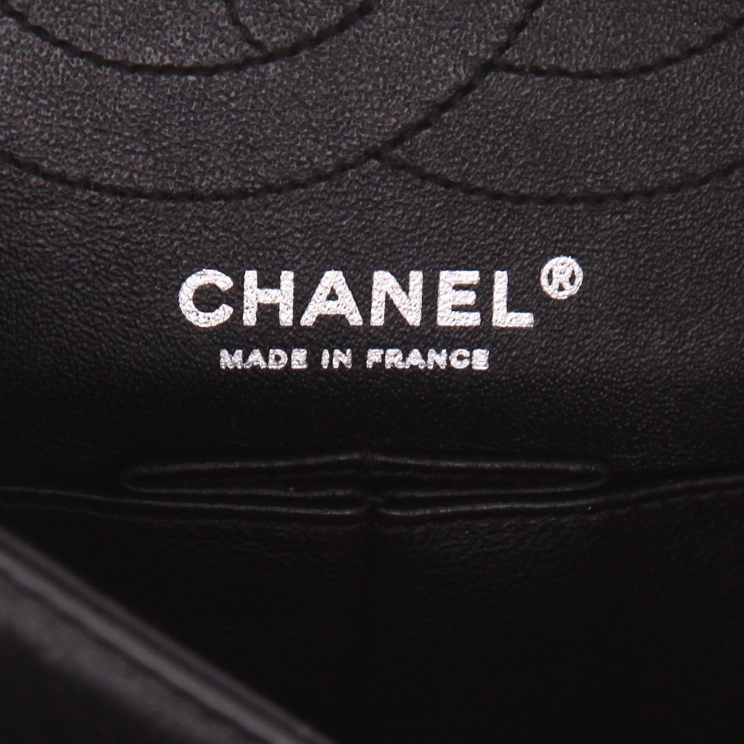 Borsa Chanel 2.55 in pelle trapuntata nera - Detail D2