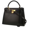 Hermès  Kelly 28 cm handbag  in black box leather - 00pp thumbnail