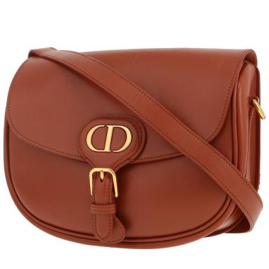 Dior  Bobby medium model  shoulder bag  in brown leather