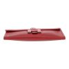 Hermès  Jige small model  pouch  in red Courchevel leather - Detail D1 thumbnail