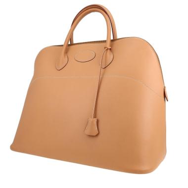 Sac de week end Hermès  Bolide 45 cm en cuir Courchevel naturel