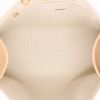 Louis Vuitton   shopping bag  in blue, white and beige monogram canvas  and beige raphia - Detail D3 thumbnail