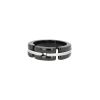 Rigid Chanel Ultra small model ring in white gold, ceramic and diamonds - 00pp thumbnail