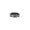 Rigid Chanel Ultra small model ring in white gold, ceramic and diamonds - 360 thumbnail