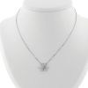 Van Cleef & Arpels Frivole small model necklace in white gold and diamonds - 360 thumbnail