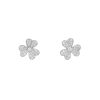 Orecchini Van Cleef & Arpels Frivole modello piccolo in oro bianco e diamanti - 00pp thumbnail