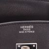 Borsa Hermès  Birkin 35 cm in pelle Evergrain nera - Detail D2 thumbnail
