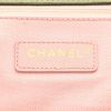 Chanel  Timeless Jumbo handbag  in khaki and brown canvas - Detail D2 thumbnail