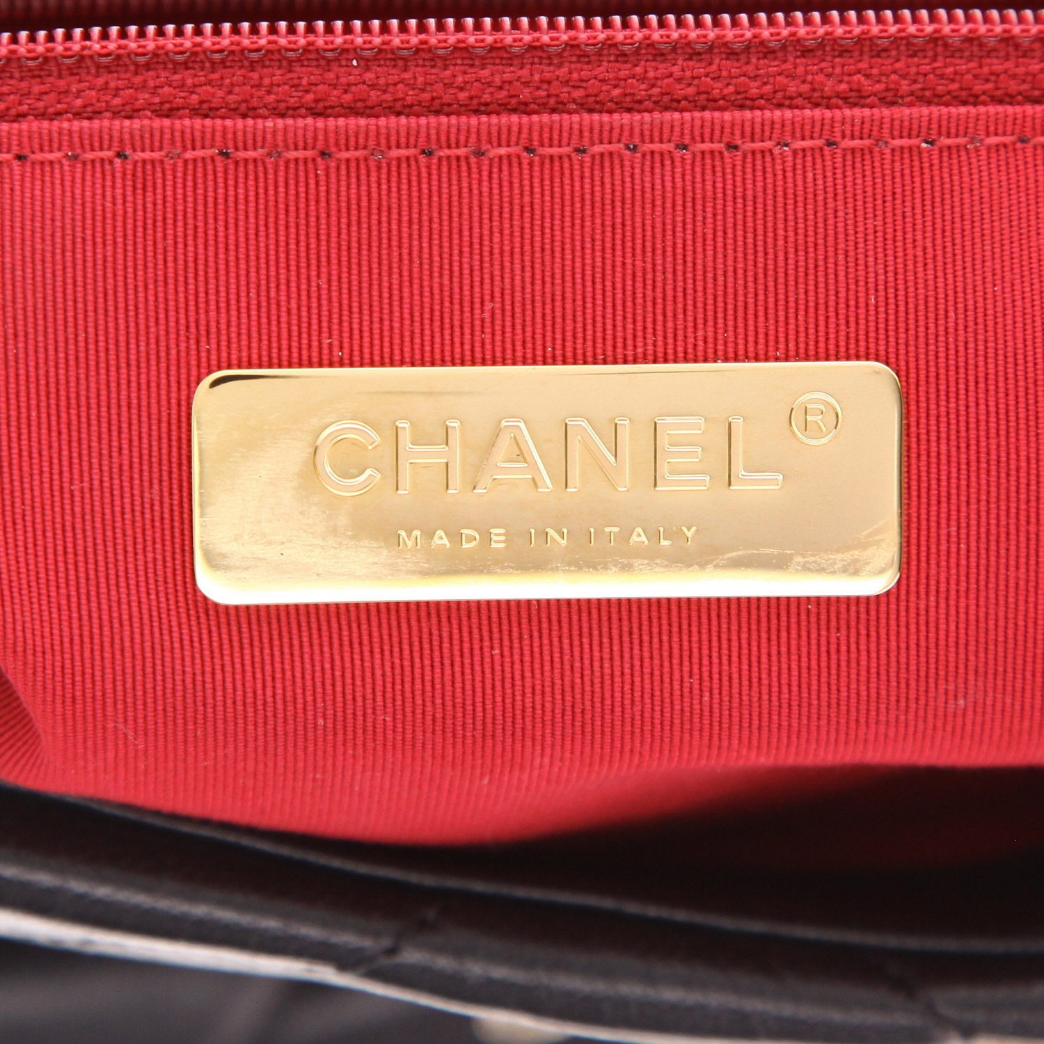 Borsa a tracolla Chanel  19 in pelle trapuntata nera - Detail D2