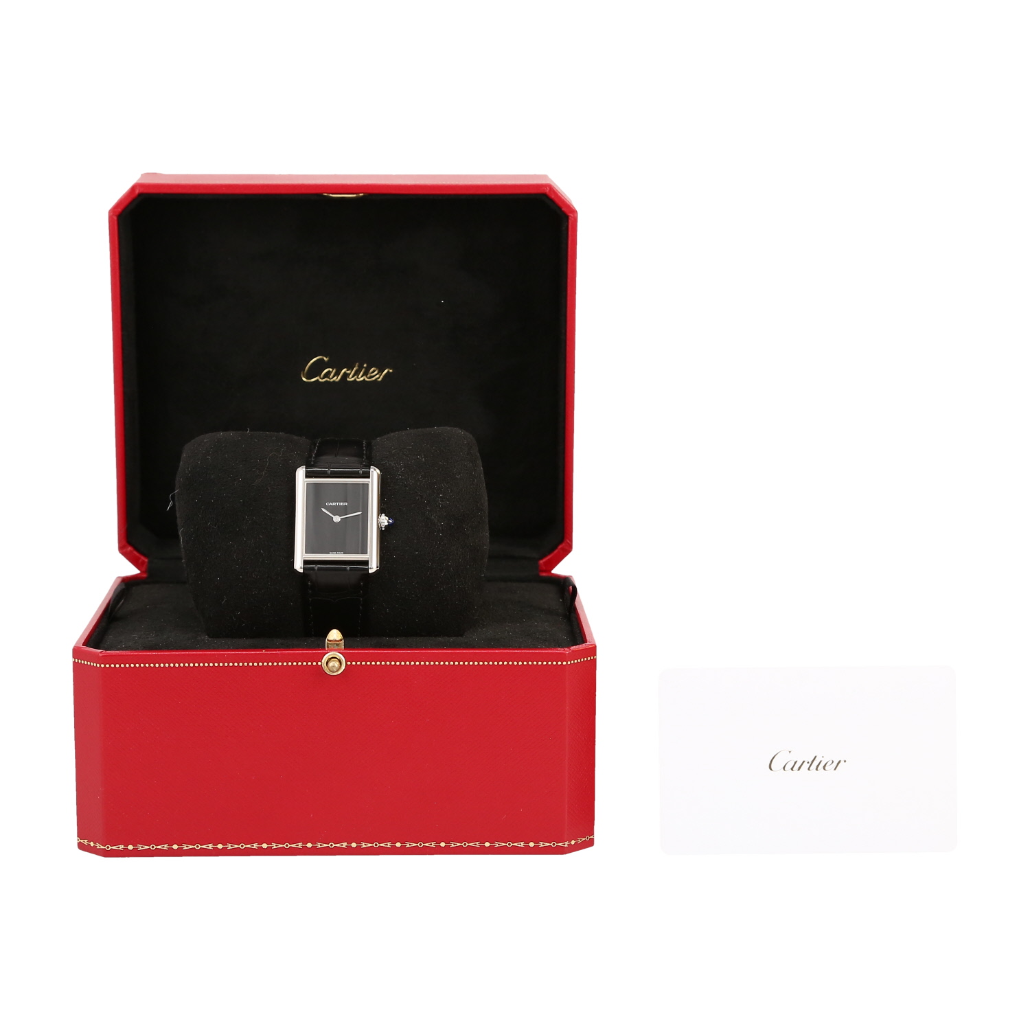 Montre Cartier Tank Must en acier Ref: Cartier - 4323  Vers 2024 - Detail D2