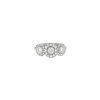 Bague Paire de boucles d'oreilles Tiffany & Co Atlas en or rose et diamants Circlet en platine et diamants - 360 thumbnail