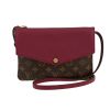 Bolso bandolera Louis Vuitton   en lona Monogram y cuero color burdeos - 360 thumbnail