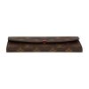 Louis Vuitton  Emilie wallet  in brown monogram canvas  and red leather - Detail D1 thumbnail