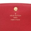 Billetera Louis Vuitton  Emilie en lona Monogram marrón y cuero rojo - Detail D2 thumbnail