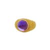 Vintage  ring in yellow gold and amethyst - 00pp thumbnail