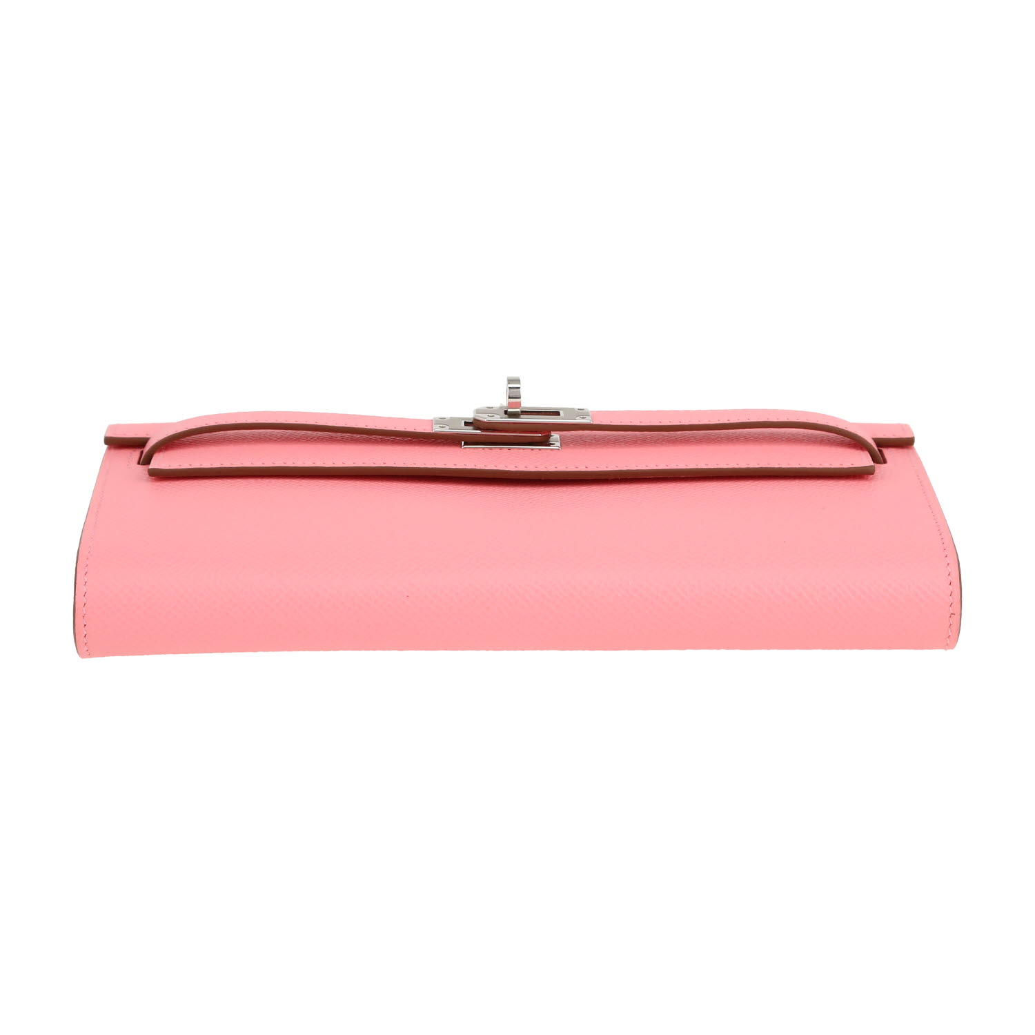 Hermès  Kelly To Go handbag/clutch  in Rose Confetti epsom leather - Detail D1