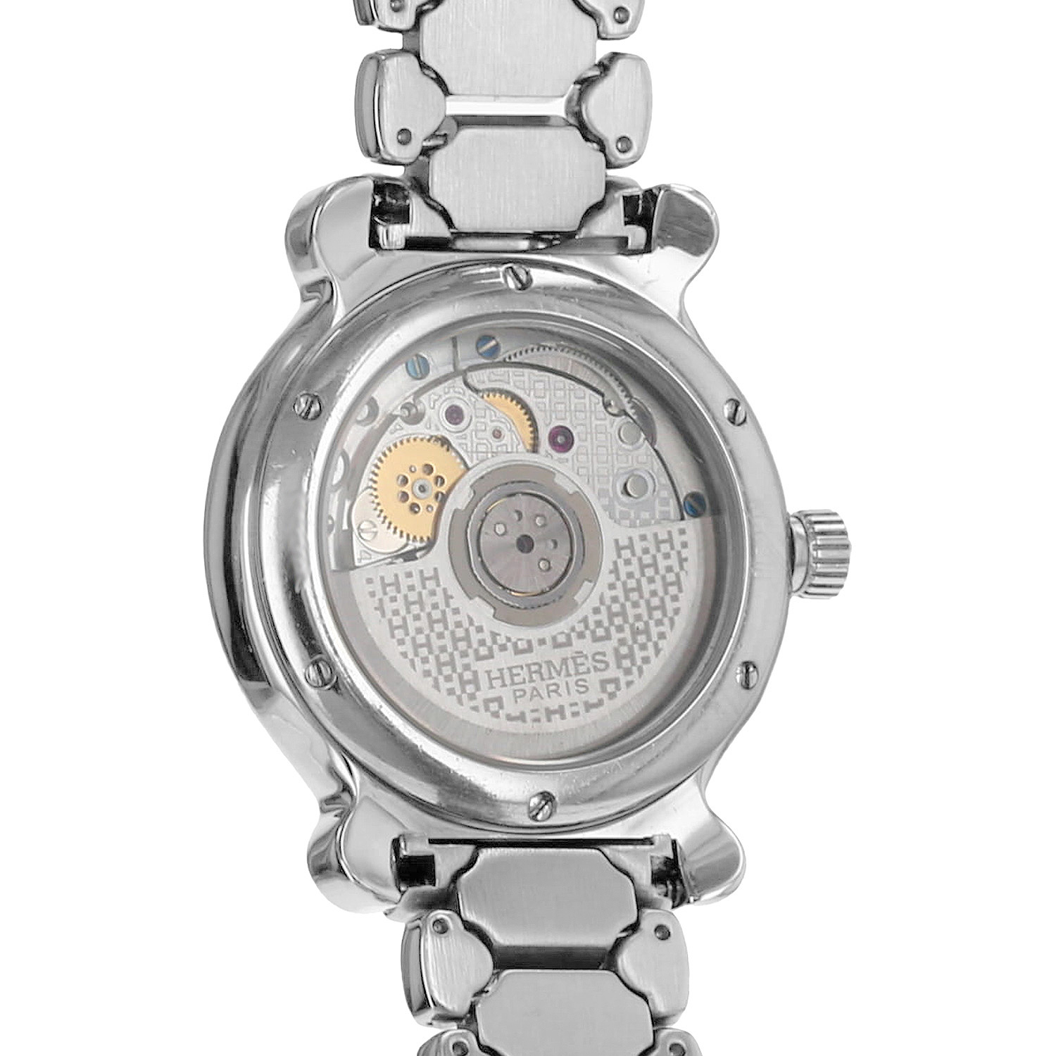Montre Hermès Kepler en acier Ref: Hermès - KP1.210  Vers 2000 - Detail D3