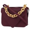 Bottega Veneta  Mount small model  shoulder bag  in burgundy leather - 00pp thumbnail