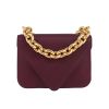 Bottega Veneta  Mount small model  shoulder bag  in burgundy leather - 360 thumbnail
