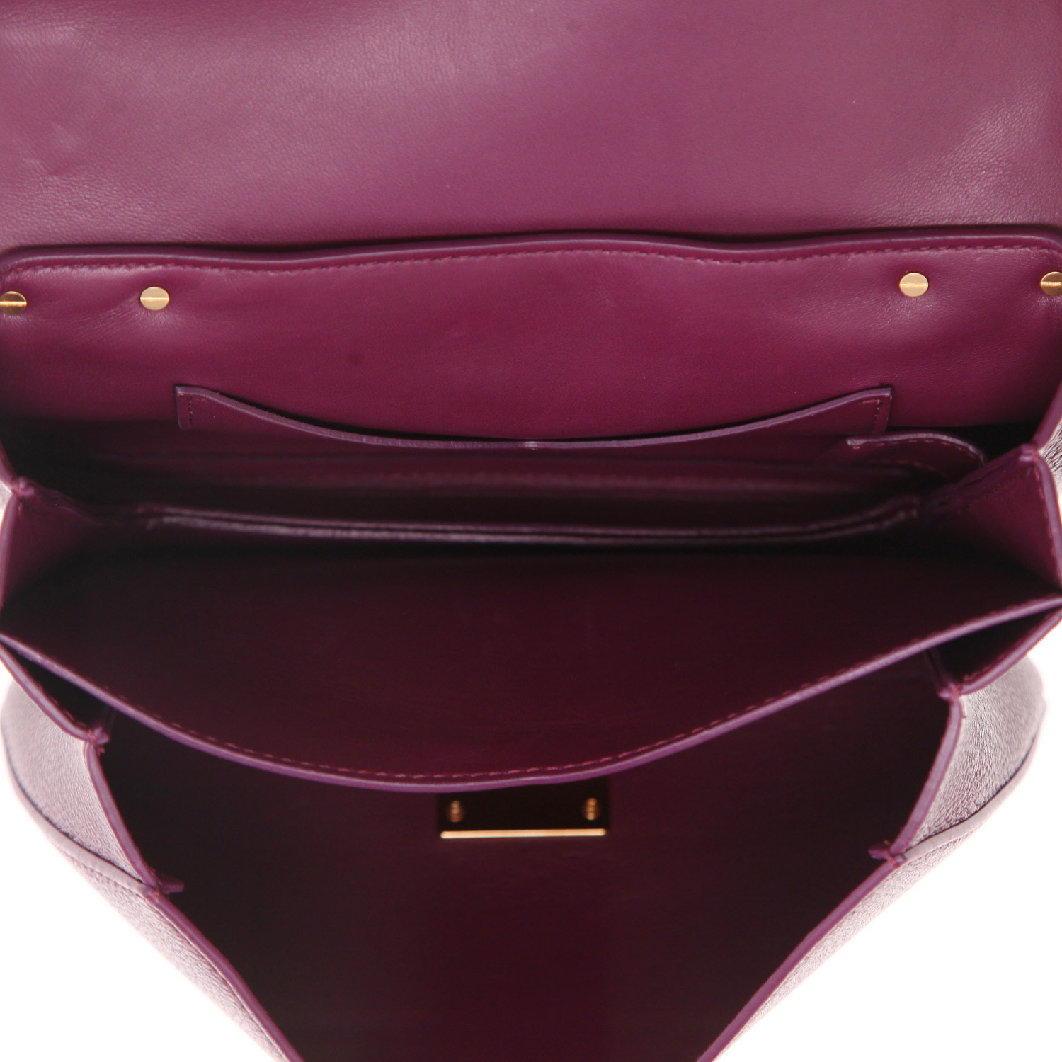 Borsa a tracolla Bottega Veneta  Mount modello piccolo  in pelle bordeaux - Detail D3