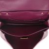 Bottega Veneta  Mount small model  shoulder bag  in burgundy leather - Detail D3 thumbnail