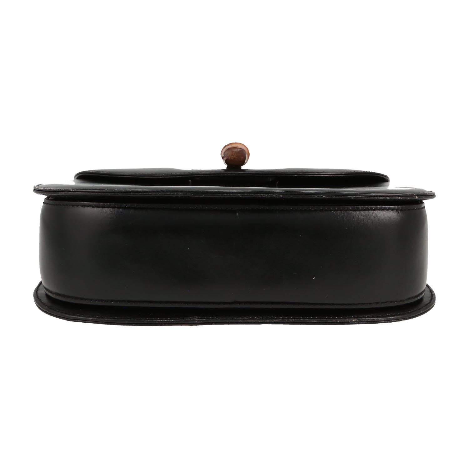 Borsa Gucci  Bamboo in pelle nera e bambù - Detail D1