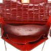 Hermès  Kelly 28 cm handbag  in red Braise porosus crocodile - Detail D3 thumbnail