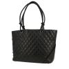 Chanel  Cambon handbag  in black quilted leather - 00pp thumbnail