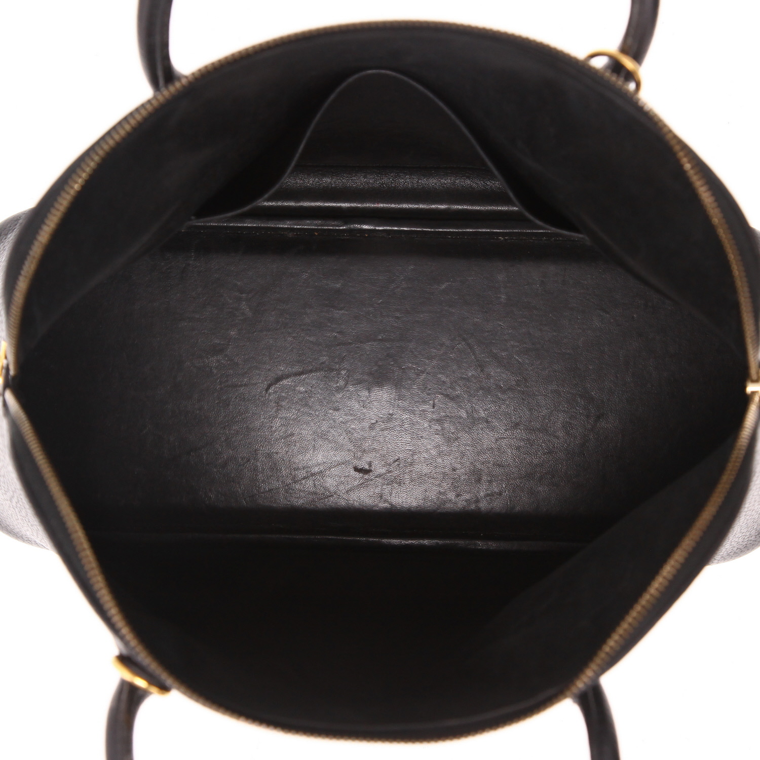 Sac à main Hermès  Bolide 37 cm en cuir Ardenne noir - Detail D3