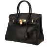 Bolso de mano Hermès  Birkin 30 cm en cuero box negro - 00pp thumbnail