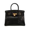 Bolso de mano Hermès  Birkin 30 cm en cuero box negro - 360 thumbnail